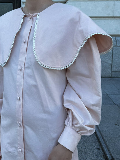 Рокля "the big collar shirt-dress"