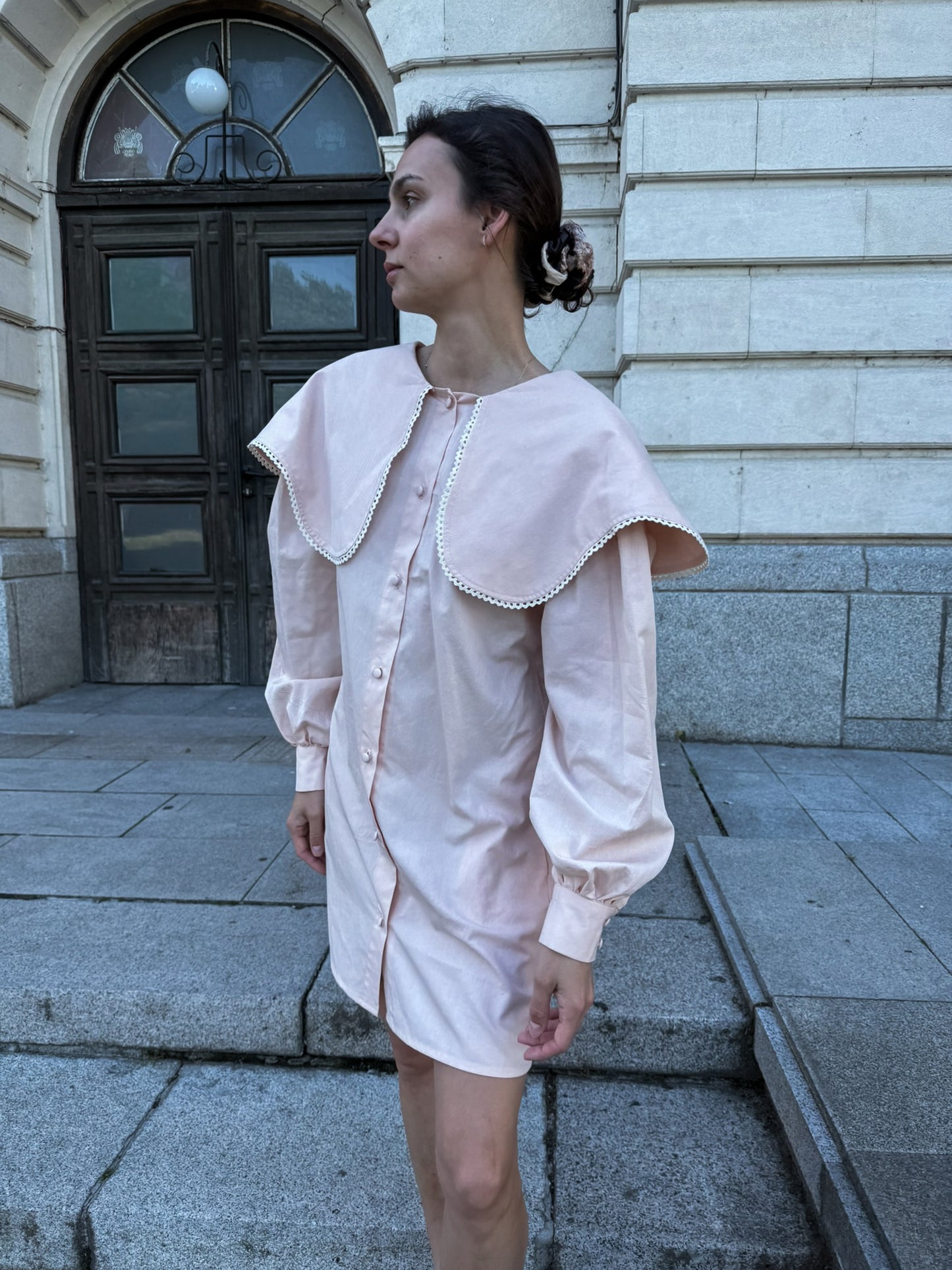 Рокля "the big collar shirt-dress"