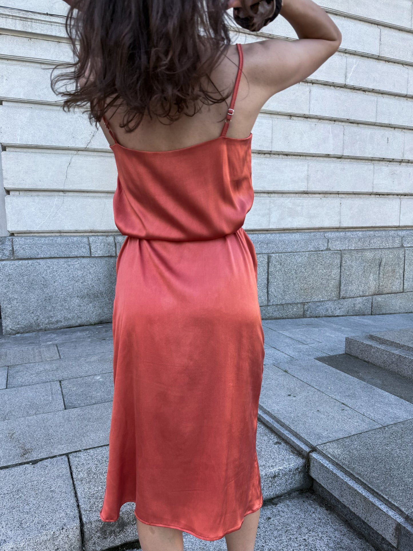 Рокля "the silk slip dress"
