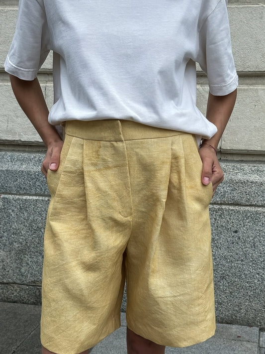 Pre-order - Къси панталони "double pleated"