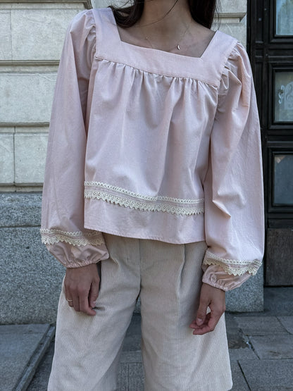 Pre-order - Риза-блуза "the work from home blouse"