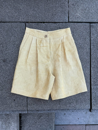 Къси панталони "double pleated"