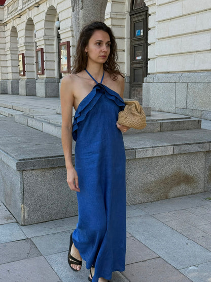 Рокля "the halter neck dress"